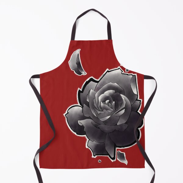 Item preview, black gothic rose tattoo style designed and sold by weilertsen.