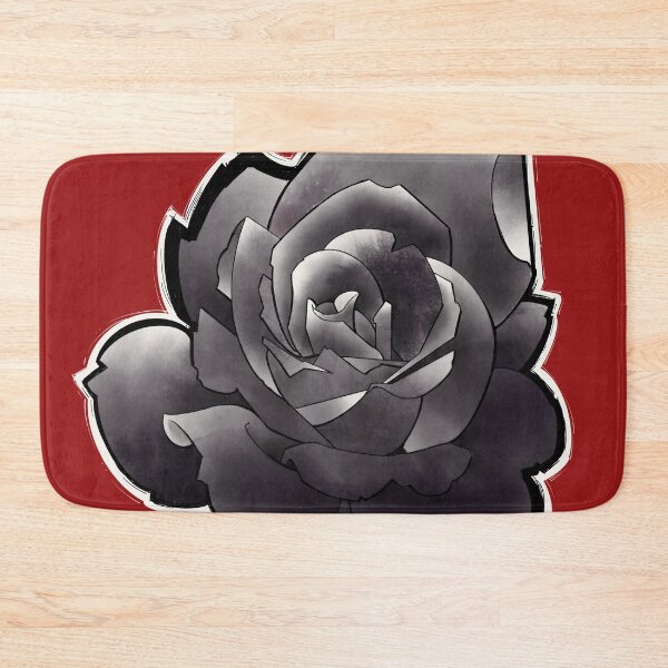 Item preview, black gothic rose tattoo style designed and sold by weilertsen.
