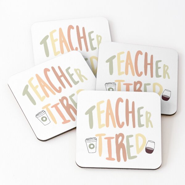 Item preview, Teacher Tired designed and sold by Molanderart.