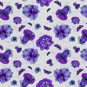 Artwork thumbnail, Flower Pattern by Neta Manor