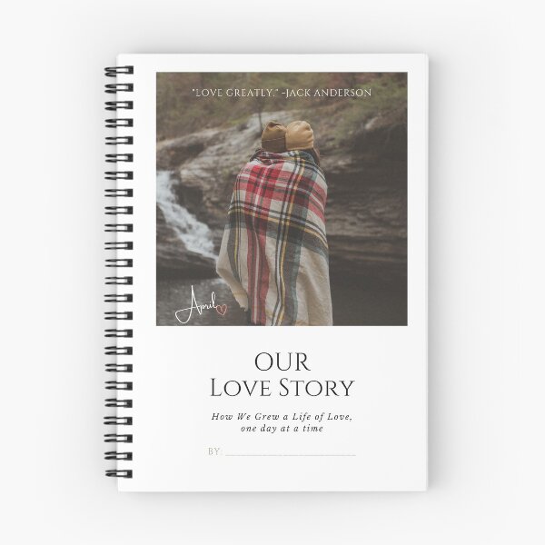 Item preview, Our Love Story: blank book designed and sold by aprilalix.
