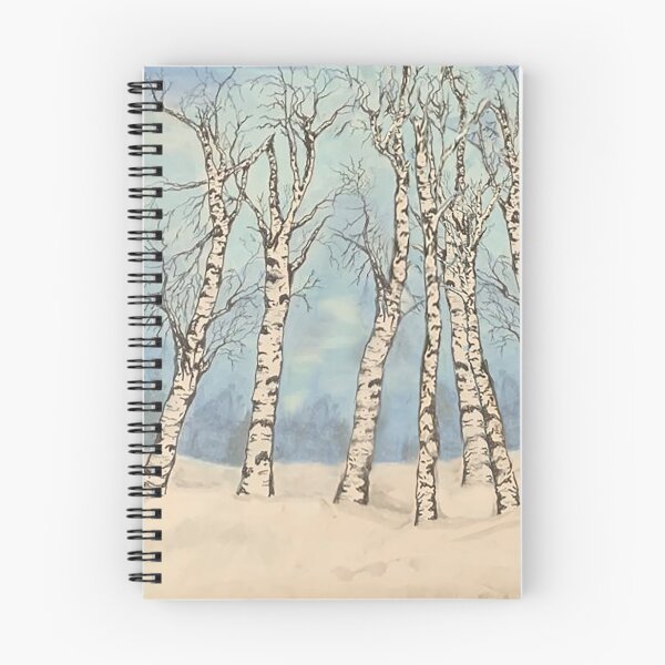 Item preview, Birch Trees Siberian Village designed and sold by JaneyMags.