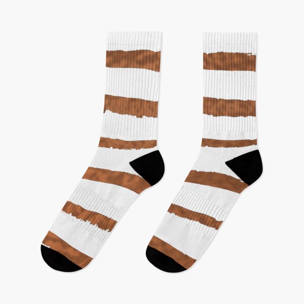 Item preview, Copper and white stripes decorative patterns designed and sold by NelBo.