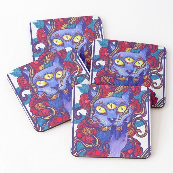 Item preview, Demonic Cat designed and sold by KtheInkKoala.