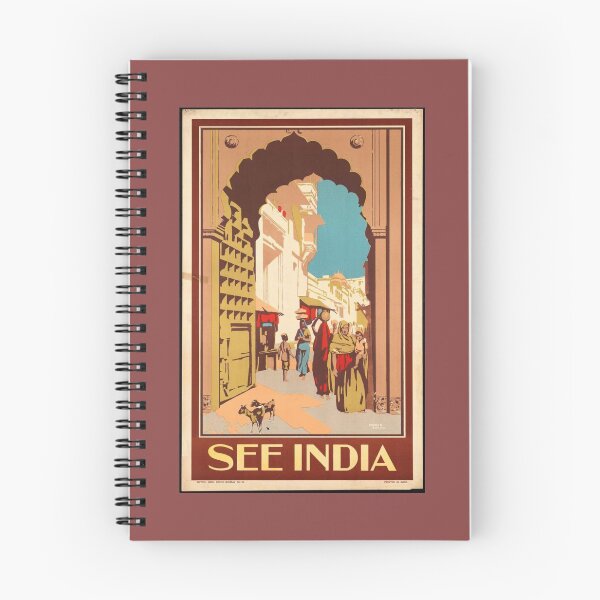 Item preview, See India Vintage Poster designed and sold by theeggplant.