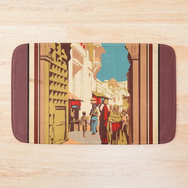 Item preview, See India Vintage Poster designed and sold by theeggplant.