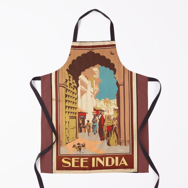 Item preview, See India Vintage Poster designed and sold by theeggplant.