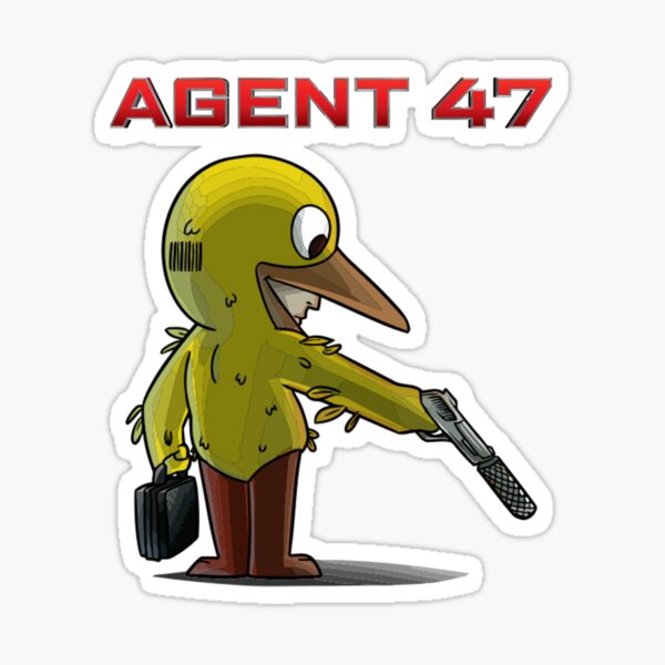 Agent 47 Stickers Redbubble