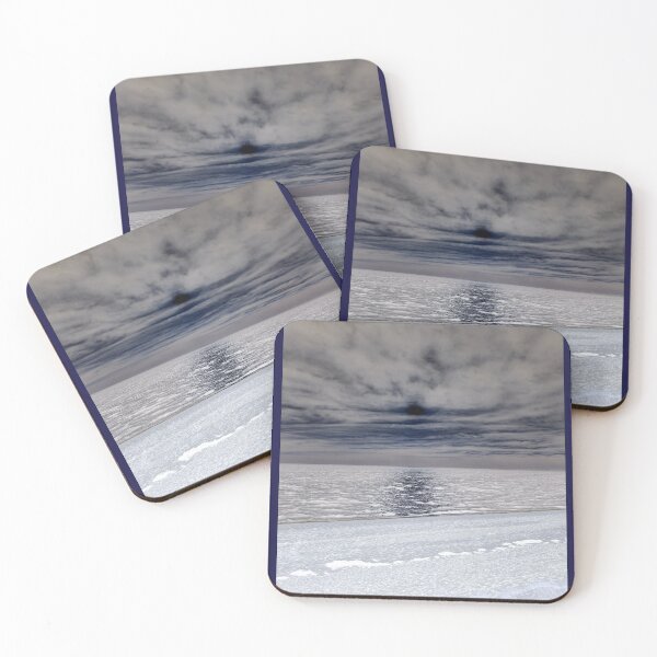 Item preview, Photograph of a beach and sea, negatively lit and processed designed and sold by Pelikancrazy.