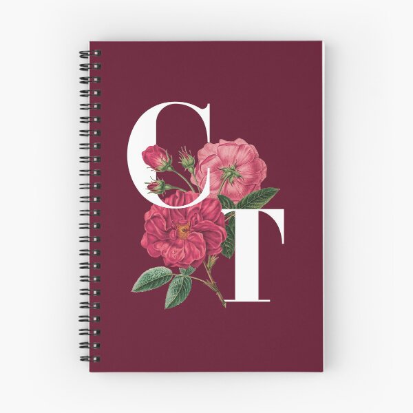 Item preview,  C & T Couple’s Initial Letter Floral Typography - C & T for Valentine’s Day designed and sold by ZeeZooo.