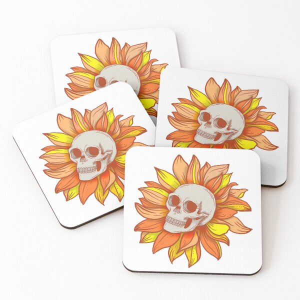 Item preview, Sunflower Skull designed and sold by LeonStudios.