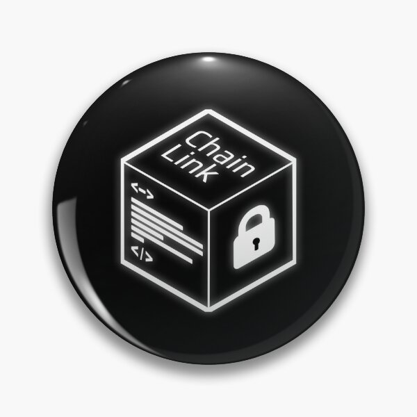 Item preview, ChainLink LINK Glowing Cube Icon 3 White designed and sold by Aetha.