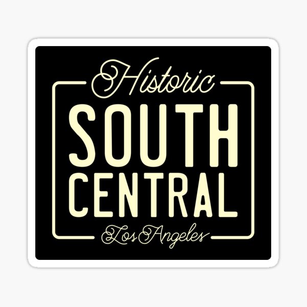 thumbnail image 2 of South Central Los Angeles Sticker - Cholo Street LA Slauson Crenshaw Compton Watts Graffiti Decal 2 of 13