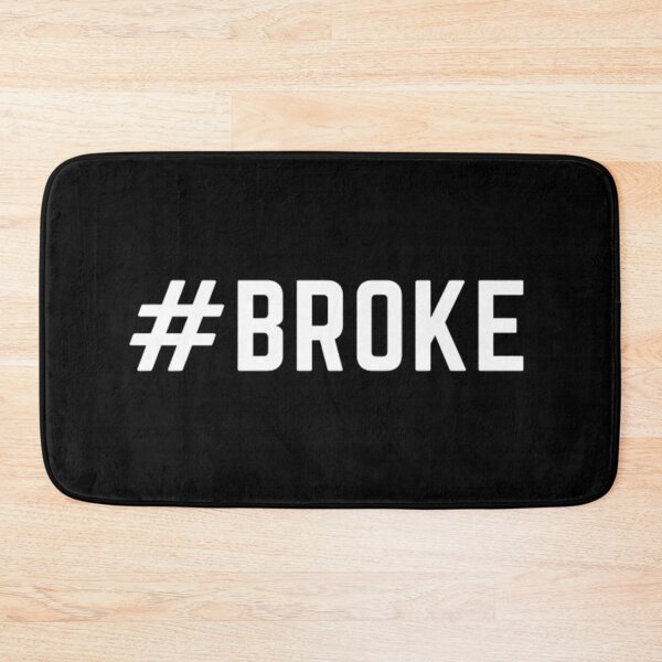 Item preview, EAT SLEEP HURDLES REPEAT  "#BROKE" sarcastic quote sticker [P-Q 130B][780] designed and sold by HIPNOTIZAR  CRAFTS.