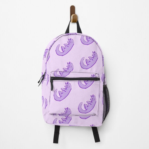 purple cat backpack