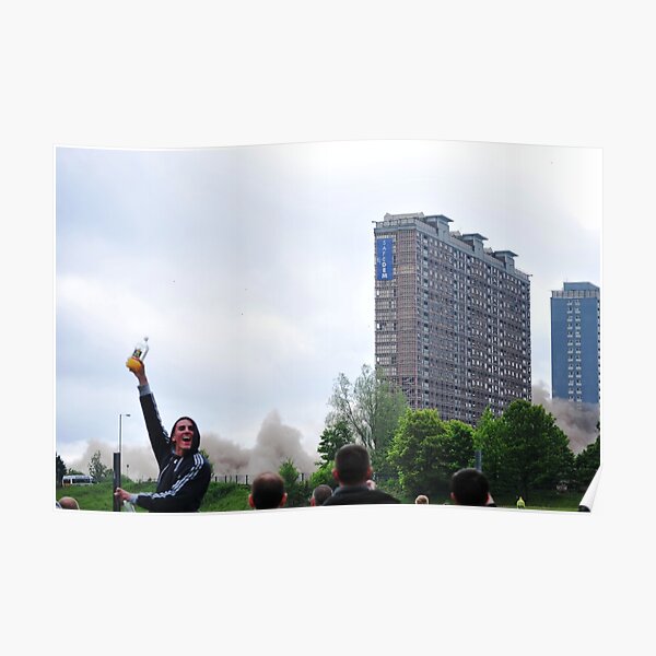 Red road flats demolition Poster