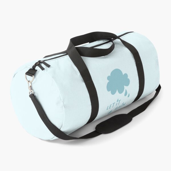 Item preview, Let it rain cloud rain sky weather Scandinavian pastel quote light blue designed and sold by eskima.