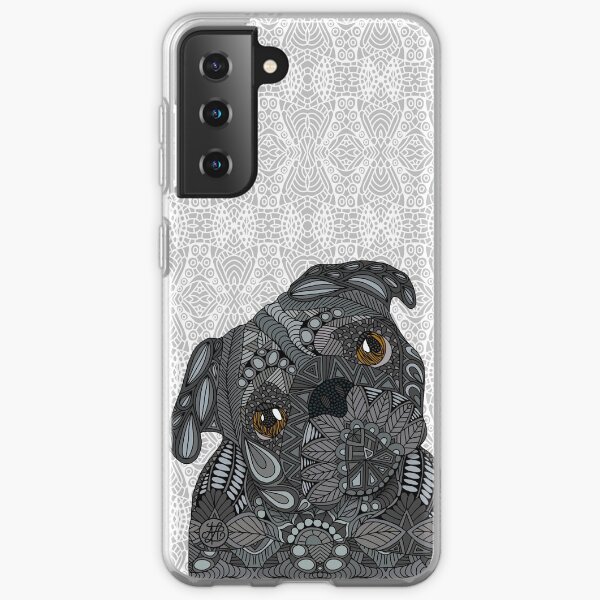 Black Pug Samsung Galaxy Soft Case