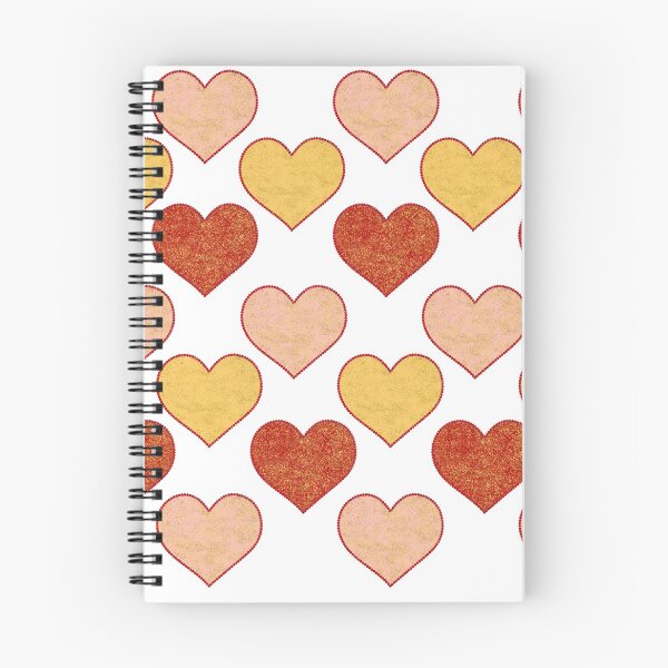 Item preview, Peachy Pink, Red Wine and Yellow Hearts designed and sold by Casper-Designs.