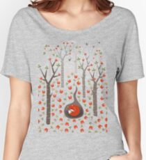 Sleeping Fox Women's Relaxed Fit T-Shirt