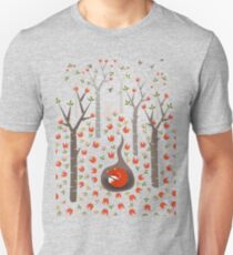 Sleeping Fox Unisex T-Shirt