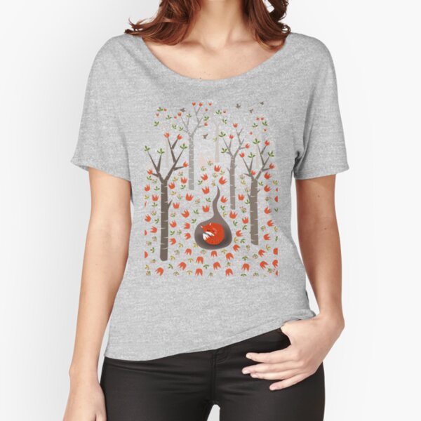 Sleeping Fox Relaxed Fit T-Shirt