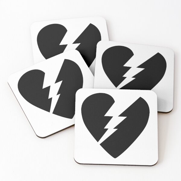 Item preview, Broken Heart vector art logo designed and sold by TMBTM.
