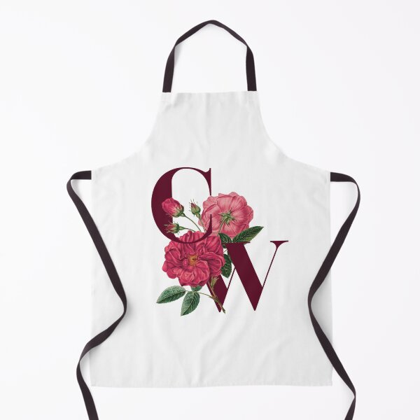 Item preview, C & W Couple’s Initial Letter Floral Typography - C & W for Valentine’s Day designed and sold by ZeeZooo.