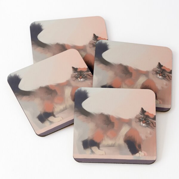 Item preview, Siberian Kitty Cat Digital Illustration designed and sold by Kirsty Dillon.