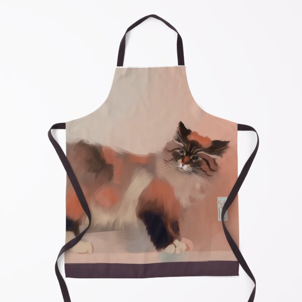 Item preview, Siberian Kitty Cat Digital Illustration designed and sold by Kirsty Dillon.
