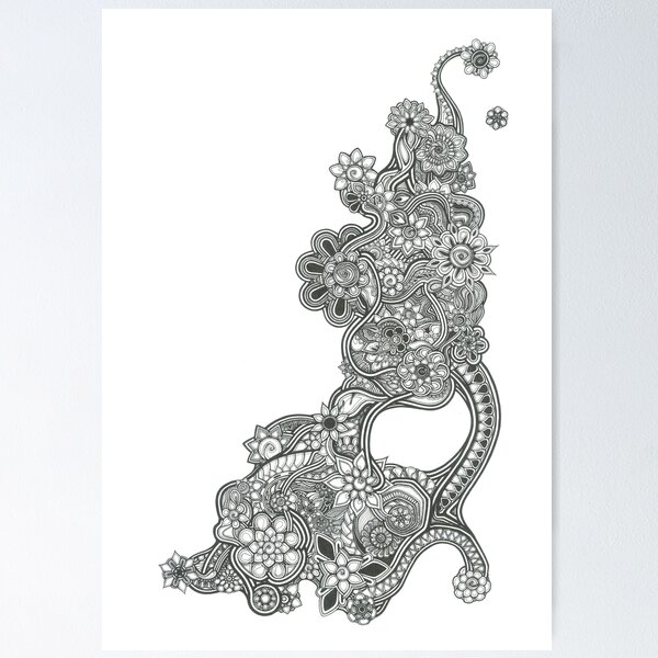 Item preview, Flowers and lines designed and sold by mikiverevikim.