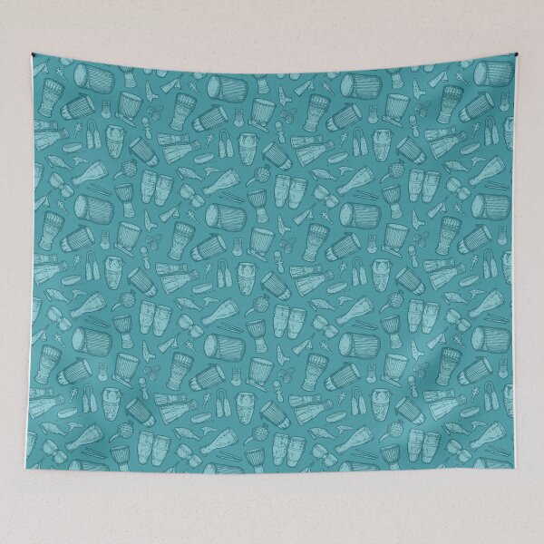 Item preview, I love Drums / Drums Pattern designed and sold by ATELIER-MIX.