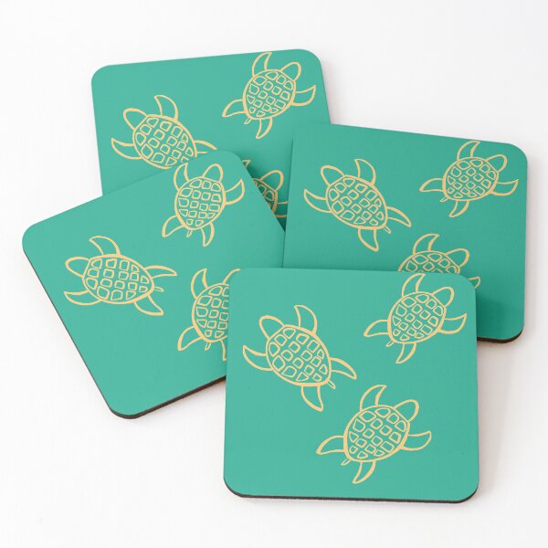 Item preview, Turtles (yellow and gree) designed and sold by Attenborough_Fan.