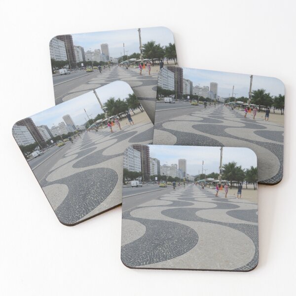 Item preview, Rio Brazil Copacabana Beach Boardwalk designed and sold by StrongJourneys.