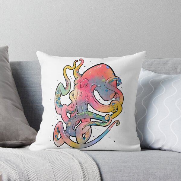 Item preview, rainbow jelly octopus  designed and sold by weilertsen.