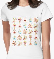 Inner Senshi Banners Women's Fitted T-Shirt