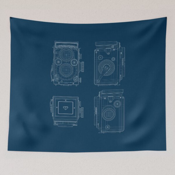 Item preview, Blueprint Retro Camera twin lens lomography - project plans designed and sold by PeterADesign.