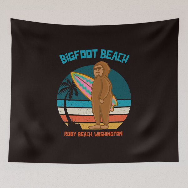 Item preview, Bigfoot Beach Ruby Beach Washington Surfer designed and sold by davestees506.