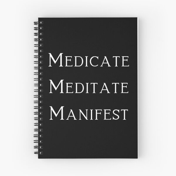 Item preview, | Medicate Meditate Manifest | Smart Successful Stoner | Spiritual Weed | designed and sold by AlfaEcho.