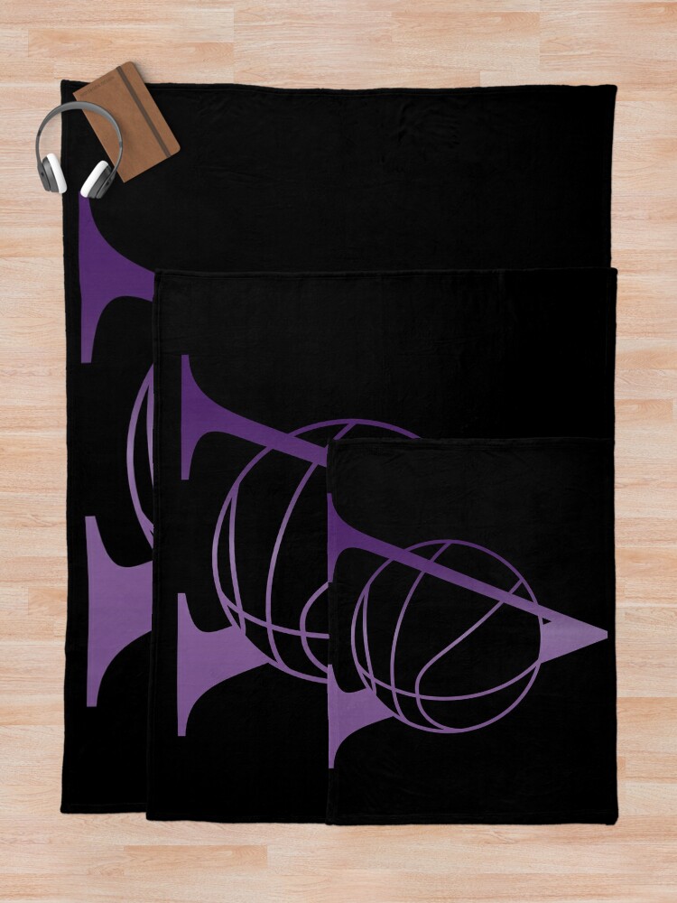 Fashion England V Basketball Purple Throw Blanket Bl-I5N6X3NY