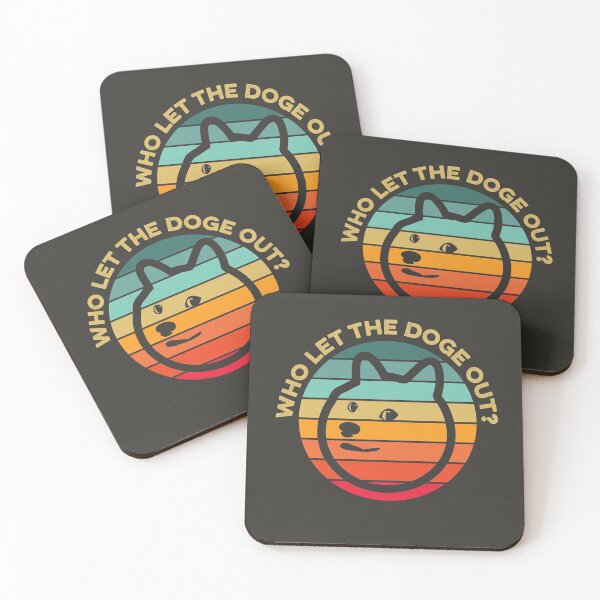 Item preview, Who Let The Doge Out Dogecoin Funny Meme Crypto Coin HODL designed and sold by gkao.