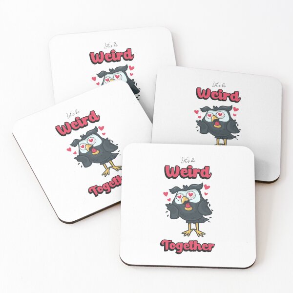 Item preview, Let's Be Weird Together designed and sold by unikologo.
