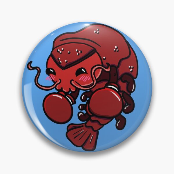 Item preview, Blushing Lobster Pugilist designed and sold by nic0bit.