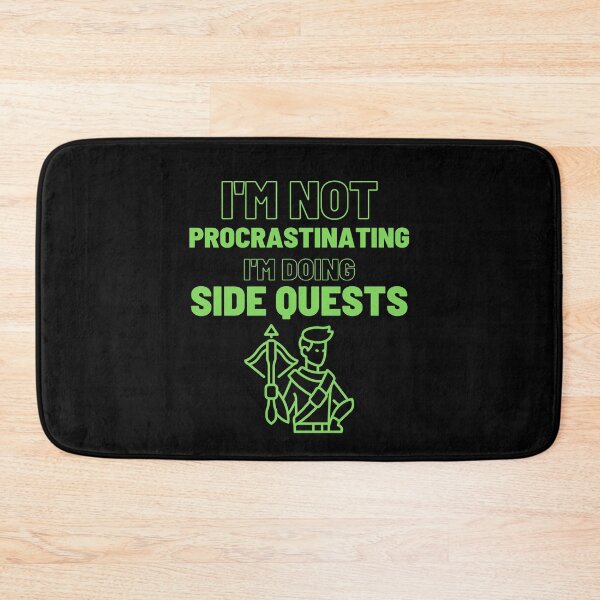 Item preview, I'm Not Procrastinating I'm doing Side Quest (male archer) designed and sold by Quineveer Alice.