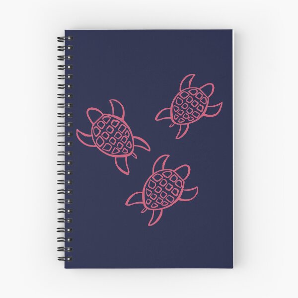 Item preview, Dark Turtles (pink and dark blue) designed and sold by Attenborough_Fan.
