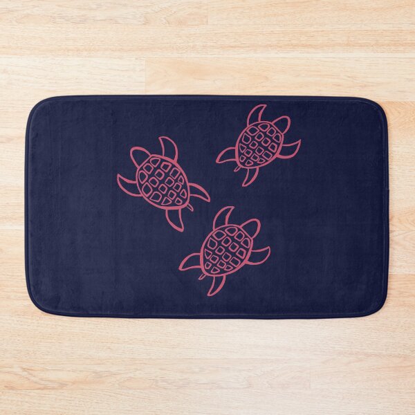 Item preview, Dark Turtles (pink and dark blue) designed and sold by Attenborough_Fan.