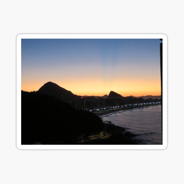 Item preview, Rio Brazil, Ipanema Beach, Copacabana Beach, Sunrise, Sunset designed and sold by StrongJourneys.