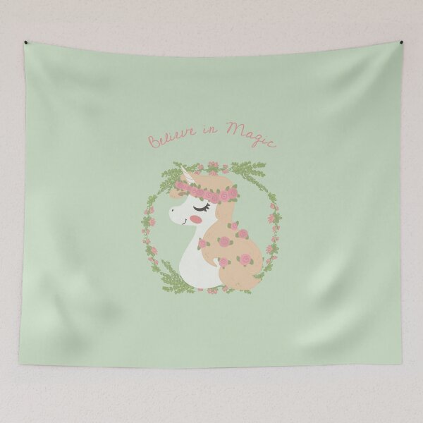 Item preview, Believe in magic the dreaming unicorn designed and sold by juanchoalric.