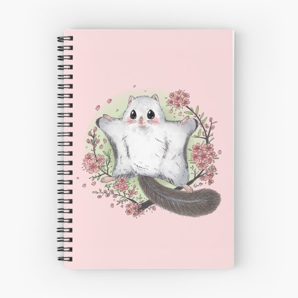 Item preview, Flying Squirrel with Cherry Blossom designed and sold by ednama.