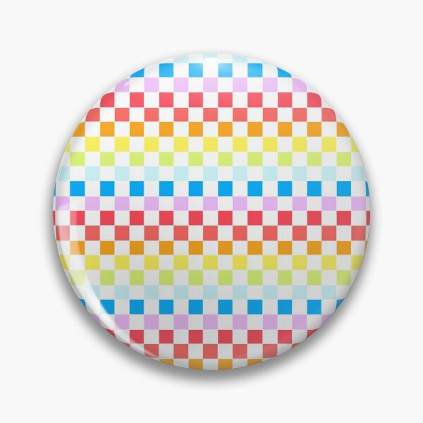 Item preview, Rainbow checkered pattern designed and sold by muffinstandd.